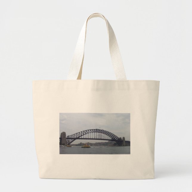 Bolsa Tote Grande Porto de Sydney (Frente)