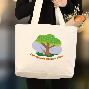 Bolsa Tote Grande Posso lidar com apenas uma crise de cada vez