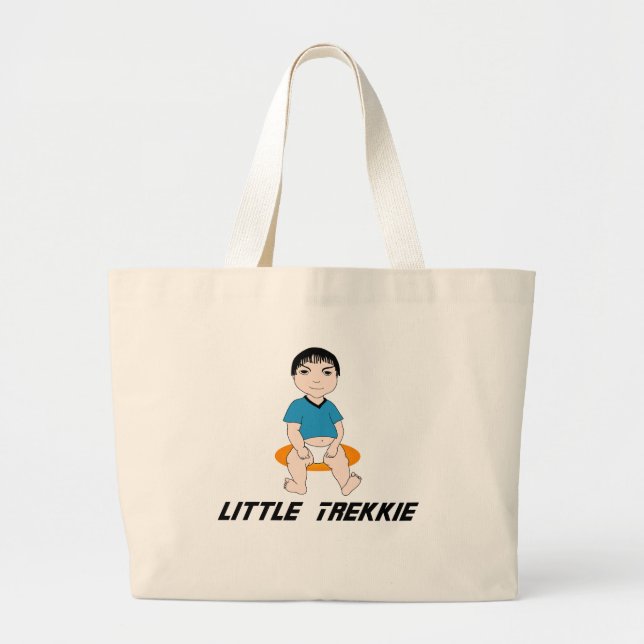 Bolsa Tote Grande Pouco saco da fralda de Trekkie (Frente)