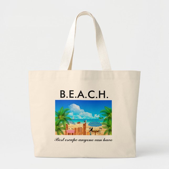 Bolsa Tote Grande Praia (Frente)