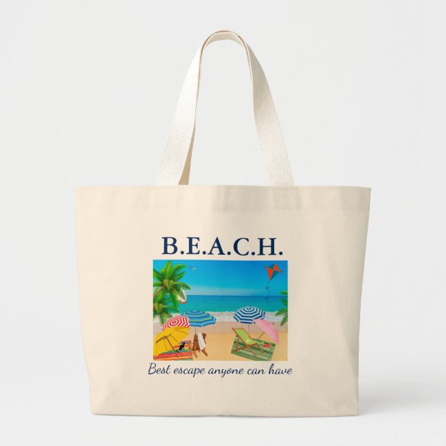 Bolsa Tote Grande Praia (Frente)