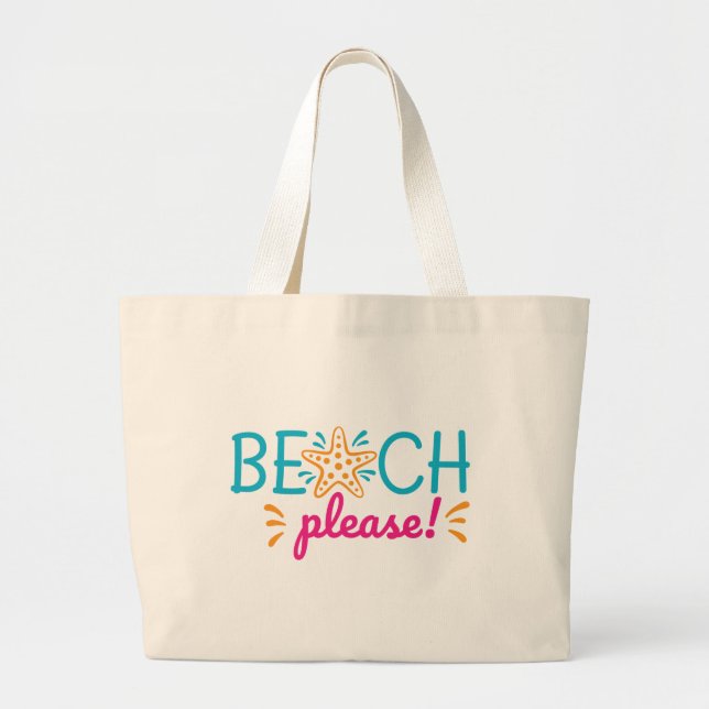 Bolsa Tote Grande Praia (Frente)