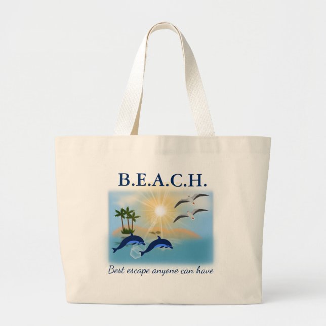 Bolsa Tote Grande Praia (Frente)