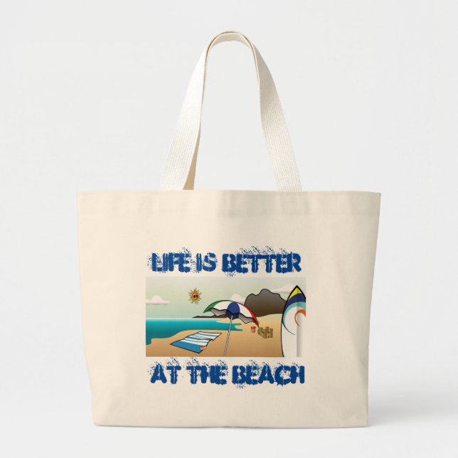 Bolsa Tote Grande Praia (Frente)