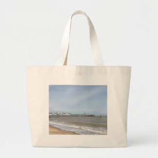 Bolsa Tote Grande Praia e cais no Suffolk de Southwold