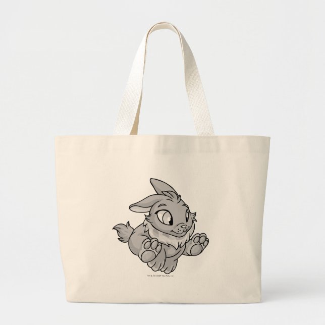 Bolsa Tote Grande Prata de Cybunny (Frente)