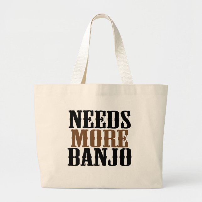 Bolsa Tote Grande Precisa mais banjo (Frente)