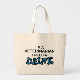 Bolsa Tote Grande Precise uma bebida - veterinário