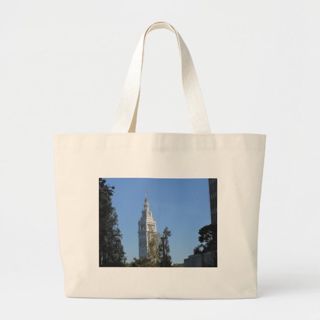 Bolsa Tote Grande Prédio Ferry de São Francisco (Frente)