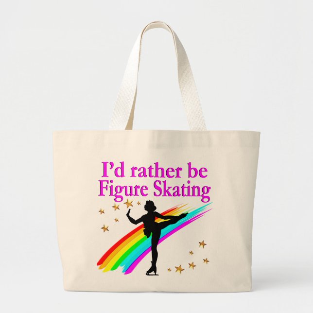 BOLSA TOTE GRANDE PREFERENCIALMENTE BE FIGURE SKATING (Frente)