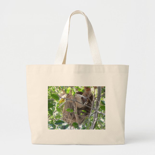 Bolsa Tote Grande preguiça (Frente)