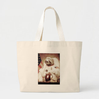 Bolsa Tote Grande Preguiça do astronauta