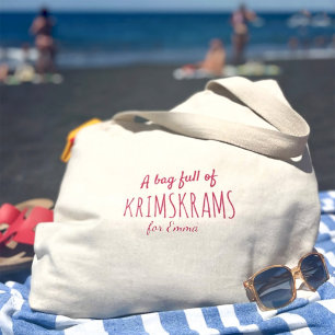 Bolsa Tote Grande Presente de Aniversário Moderno para Amigo - Pink