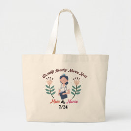 Bolsa Tote Grande Presente de dia de as mães para enfermeira mãe