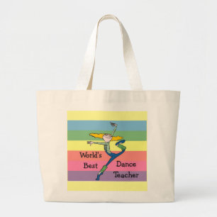 Bolsa Tote Grande Presente do professor da dança