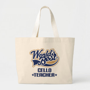 Bolsa Tote Grande Presente do professor do violoncelo