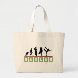 Bolsa Tote Grande Presente engraçado da ioga