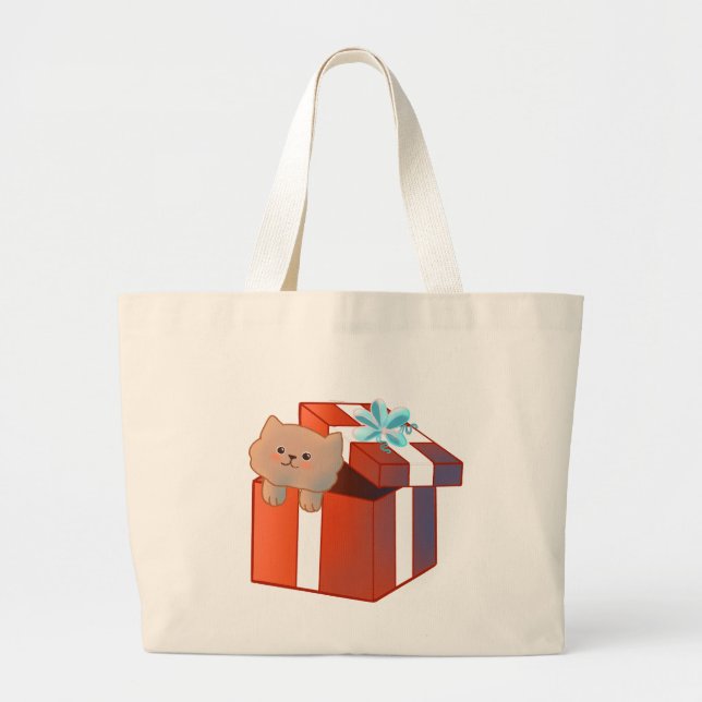 Bolsa Tote Grande Presente Fofinho (Frente)