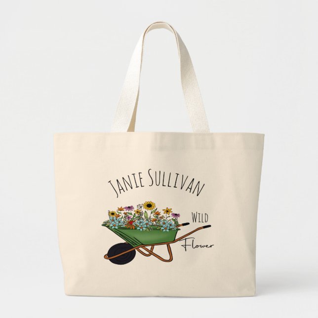 Bolsa Tote Grande Presente Para Jardineiros (Frente)