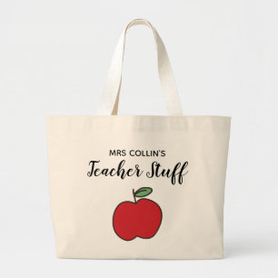Bolsa Tote Grande Presente personalizado para professores