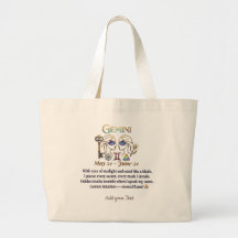 Presente Único de Arte do Zodíaco de Gêmeos