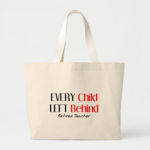Bolsa Tote Grande Presentes aposentados divertidos do professor