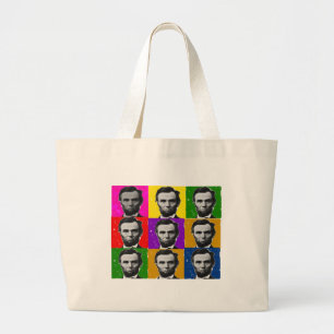 Bolsa Tote Grande Presentes da arte de Abraham Lincoln---9 fotos