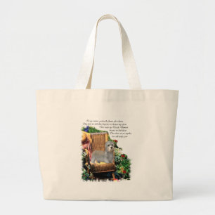 Bolsa Tote Grande Presentes de Arte Dandie Dinmont Terrier