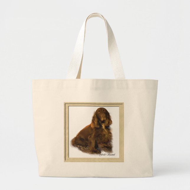 Bolsa Tote Grande Presentes de Arte Espanhol de Campo (Frente)