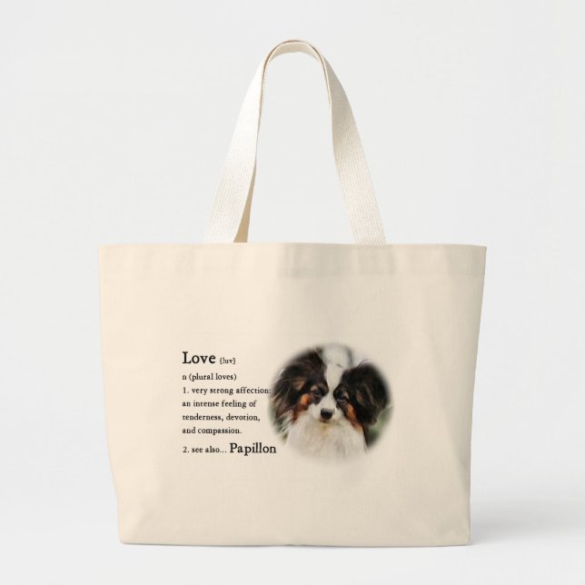Bolsa Tote Grande Presentes de Arte Papillon (Frente)