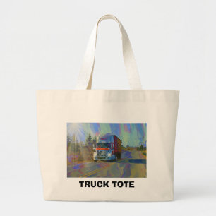 BOLSA TOTE GRANDE PRESENTES DE CAMINHÕES DE CAMINHÃO DE CARGA