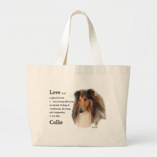 Bolsa Tote Grande Presentes de Collie