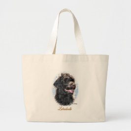 Bolsa Tote Grande Presentes de Labradoodle