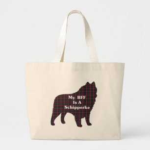Bolsa Tote Grande Presentes de Schipperke BFF