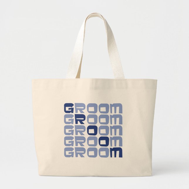Bolsa Tote Grande Presentes do Groom de Linha (Frente)
