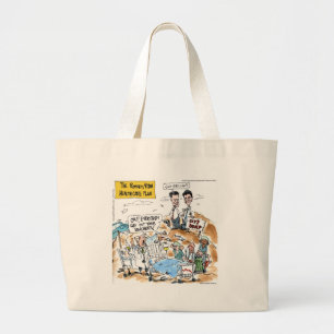 Bolsa Tote Grande Presentes e Camisetas Engraçadas sobre Saúde Romne