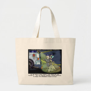Bolsa Tote Grande Presentes Engraçados da Possum Protocol Camisetas