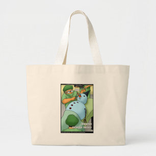Bolsa Tote Grande Presentes Engraçados de Cirurgia Plástica Boneco d