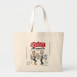 Bolsa Tote Grande Presentes Engraçados do Fim do Abismo Fiscal Cartõ