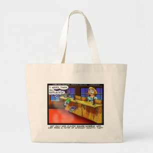 Bolsa Tote Grande Presentes Engraçados Roupas e Colecionáveis de Rou