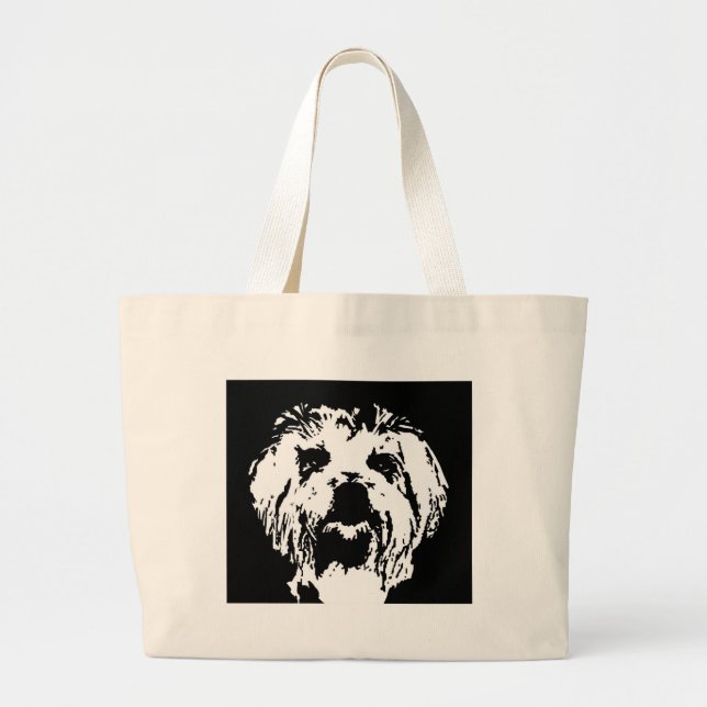 Bolsa Tote Grande Presentes malteses - saco (Frente)