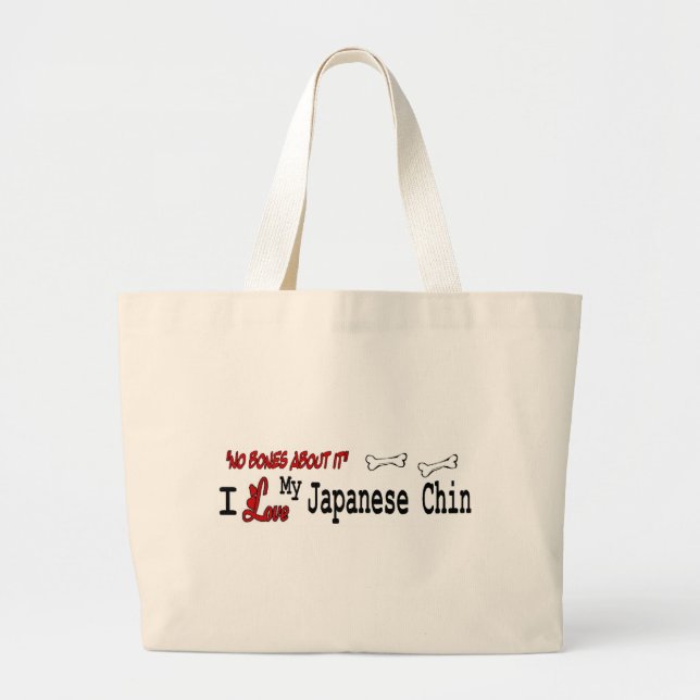 Bolsa Tote Grande Presentes no queixo japonês (Frente)