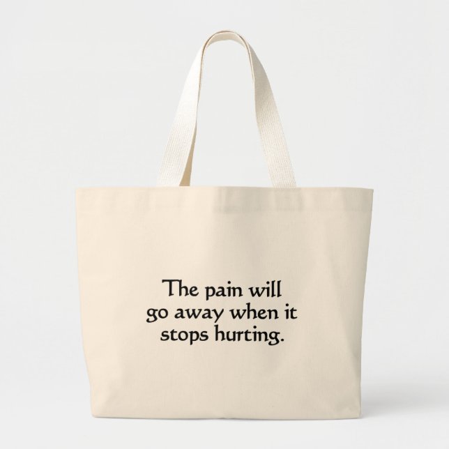 Bolsa Tote Grande Presentes para enfermeiras & pacientes (Frente)