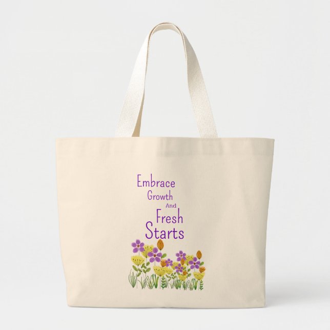 Bolsa Tote Grande Primavera (Frente)