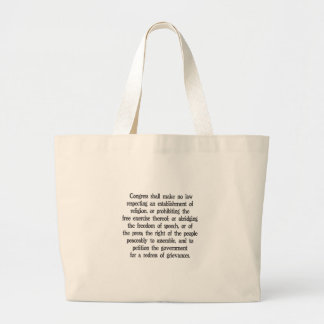 Bolsa Tote Grande Primeira Emenda