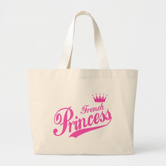 Bolsa Tote Grande Princesa francesa (Frente)