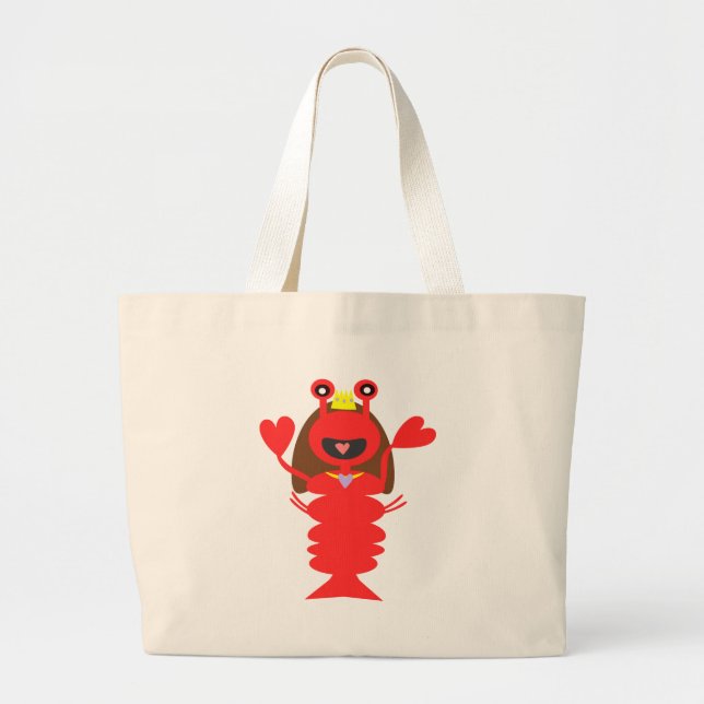 Bolsa Tote Grande Princesa Lagosta (Frente)