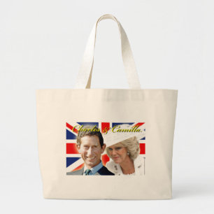 Bolsa Tote Grande Príncipe Carlos & HRH Duquesa Cornwall