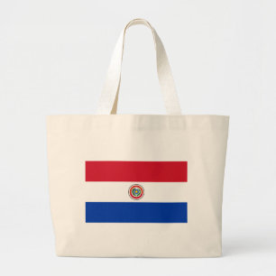 Bolsa Tote Grande Produtos de bandeira do Paraguai