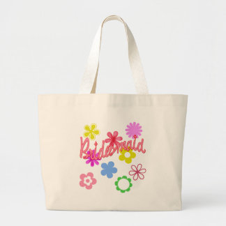 Bolsa Tote Grande Produtos enchidos flor da dama de honra